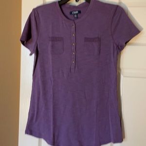 Chaps Wine colored tee